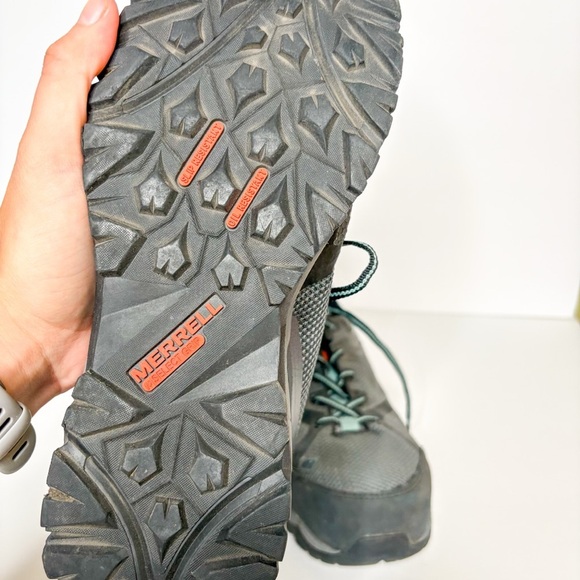 Merrell Fullbench 2 SD Steel Toe Safety Shoes Black and Gray Outdoor Shoes 9.5 - Picture 6 of 7